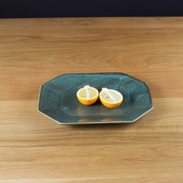 Jade Green Octagon Shaped Plate