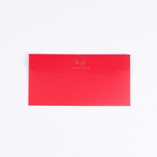 Chinese Red Envelopes, Hong Bao, Let Good Fortune Come Your Way, Pack of 6