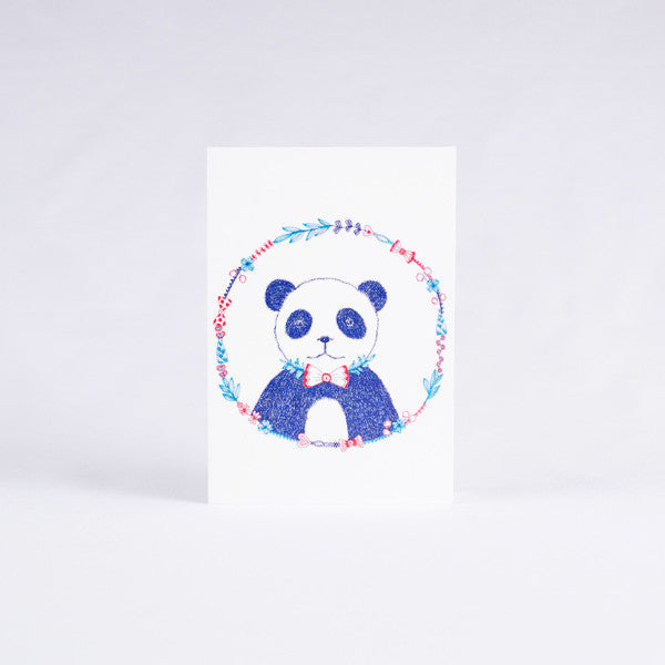 Pandorable Card, Bow Tie Panda Card