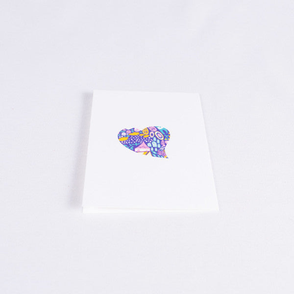 Pandorable Card, Colorful Print Panda Card