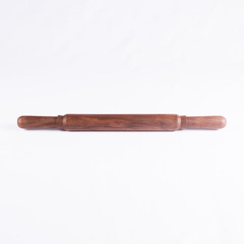 Solid Walnut Rolling Pin, Round End