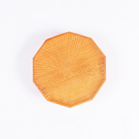 Small Polygon Cherry Plate