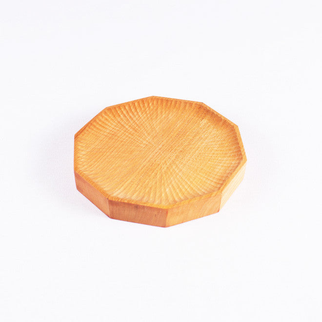 Small Polygon Cherry Plate