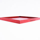 Lacquer Wood Tray, Red