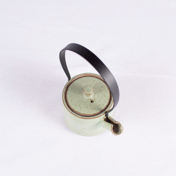 Pottery Tea Set, Milky Green I