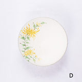 Hand-Painted Artisanal Chinese Plate, Chrysanthemum