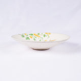 Hand-Painted Artisanal Chinese Plate, Wild Chrysanthemum