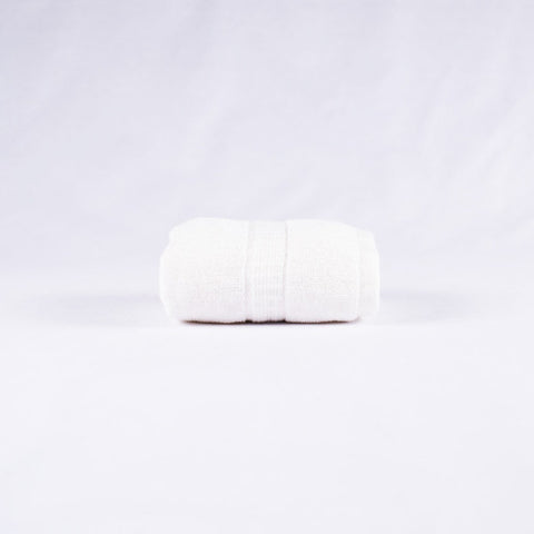 Gentle Natural Bamboo Cotton Washcloth, White