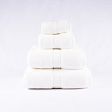 Gentle Natural Bamboo Cotton Bath Sheet, White
