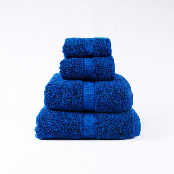 Gentle Natural Bamboo Cotton Washcloth, Indigo