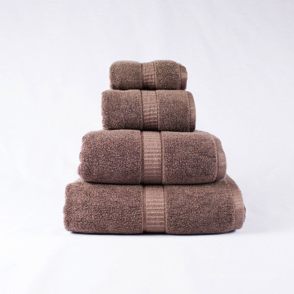 Gentle Natural Bamboo Cotton Bath Towel, Brown