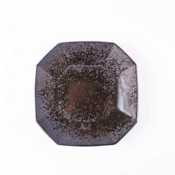 Octagonal Plate, Black