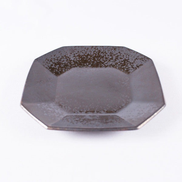 Octagonal Plate, Black