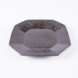 Octagonal Plate, Black