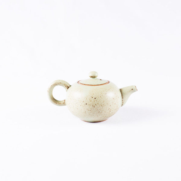 Pottery Tea Set, Milky Green II