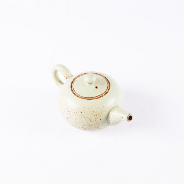 Pottery Tea Set, Milky Green II