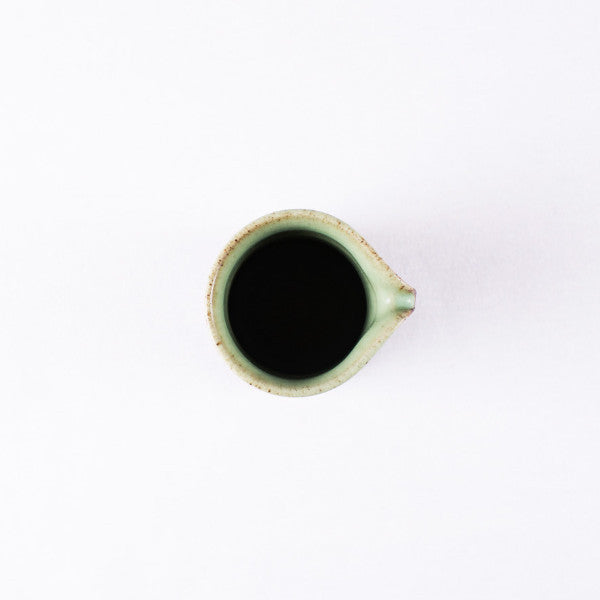 Pottery Tea Set, Milky Green II