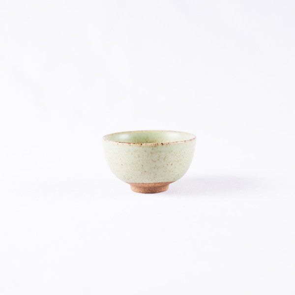 Pottery Tea Set, Milky Green II