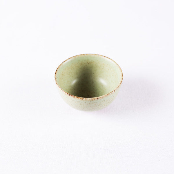 Pottery Tea Set, Milky Green II