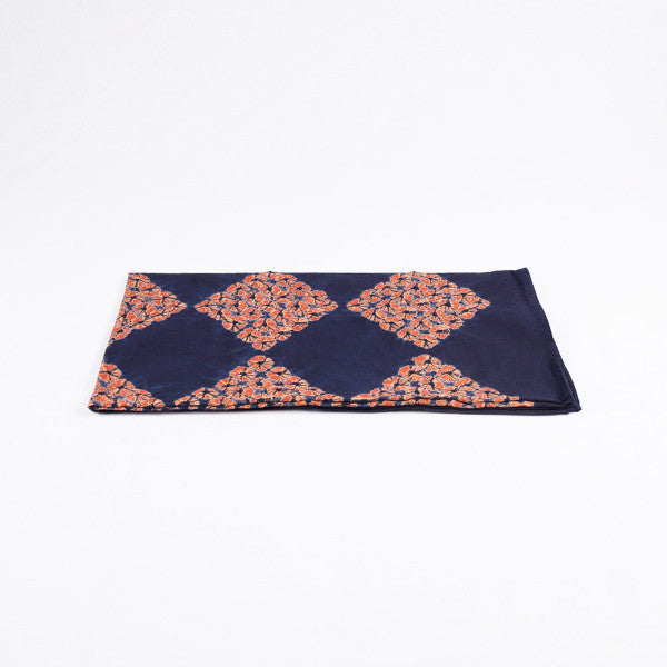 Tiger Lily Indigo Tie Dye Throw