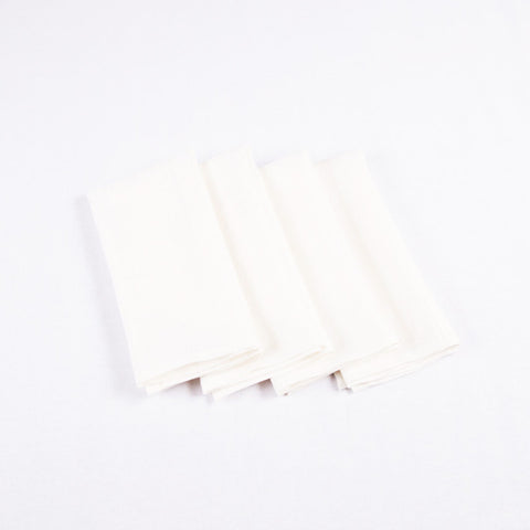 Square Linen Napkins, Coco, Set of 4