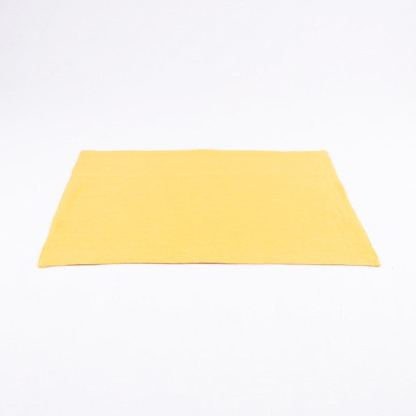 The Gourmet French Linen Placemat, Ginger Yellow