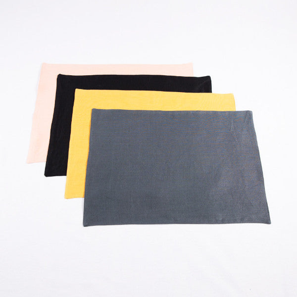 The Gourmet French Linen Placemat, Ginger Yellow