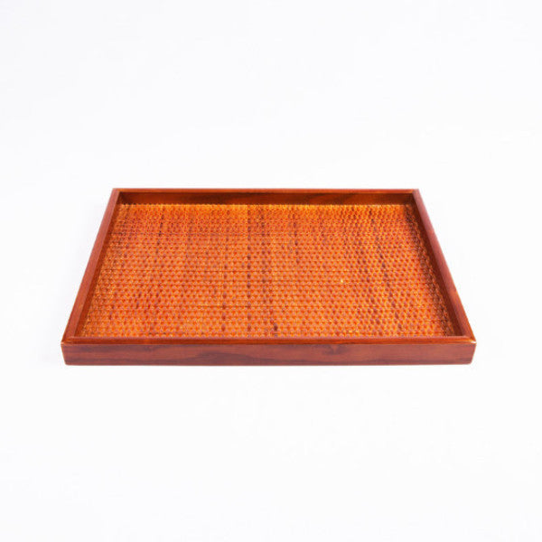Woven Rattan Serving Tray