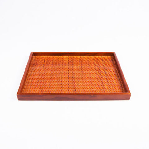 Woven Rattan Serving Tray