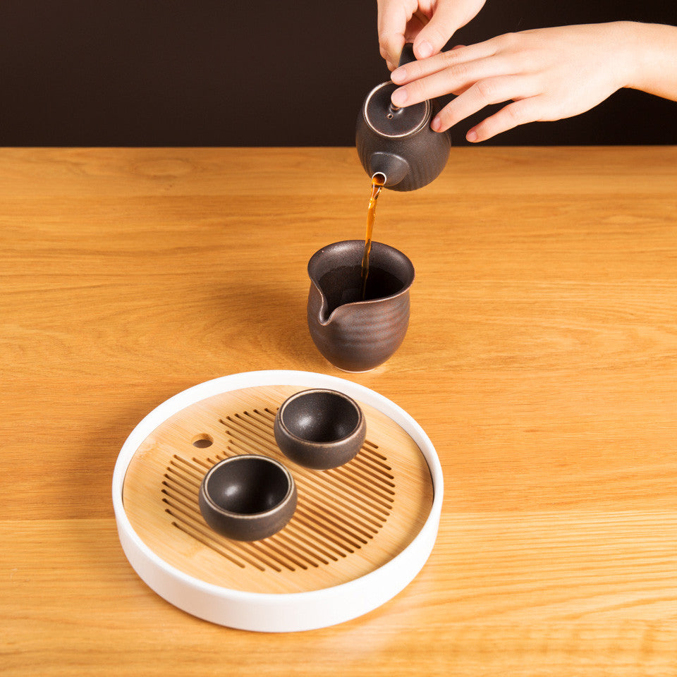 Porcelain Tea Set, Duo