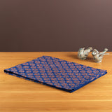 Indigo Tie Dye Throw, Flowers I