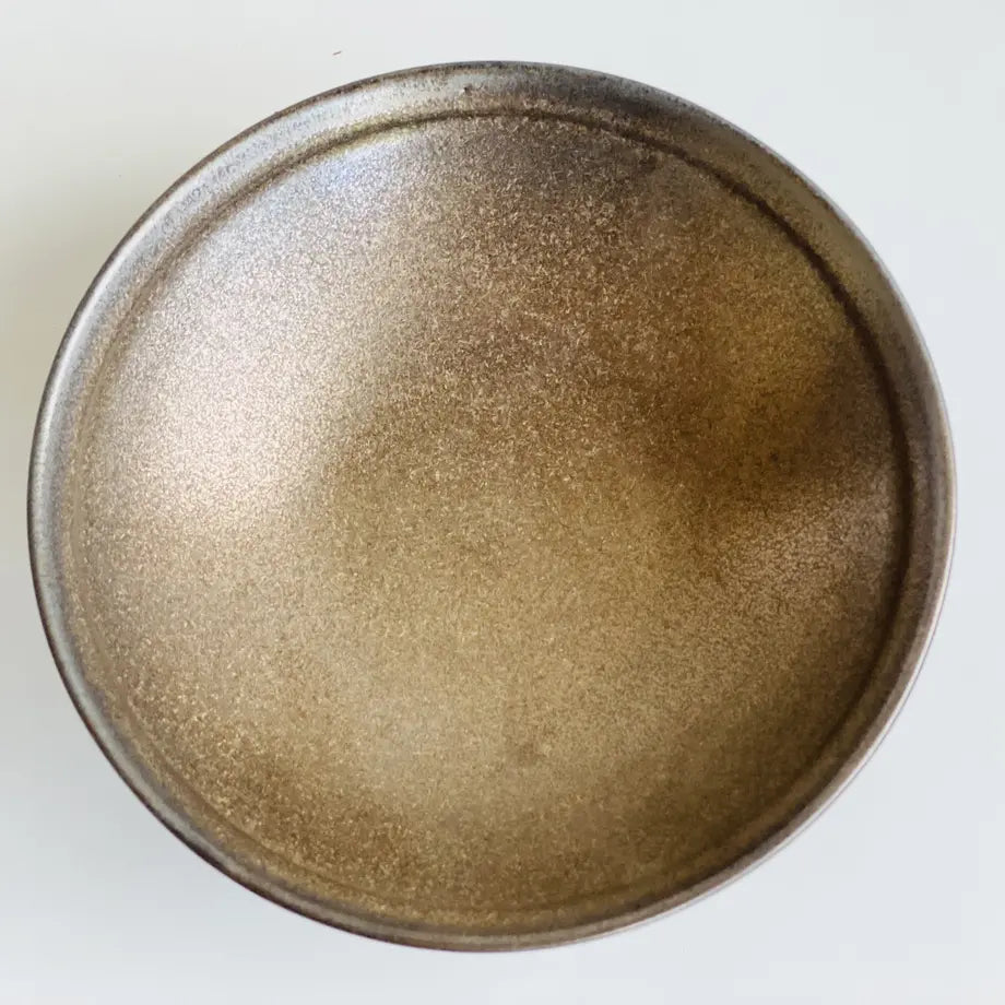 Large Kairagi Bowl, Copper Glaze