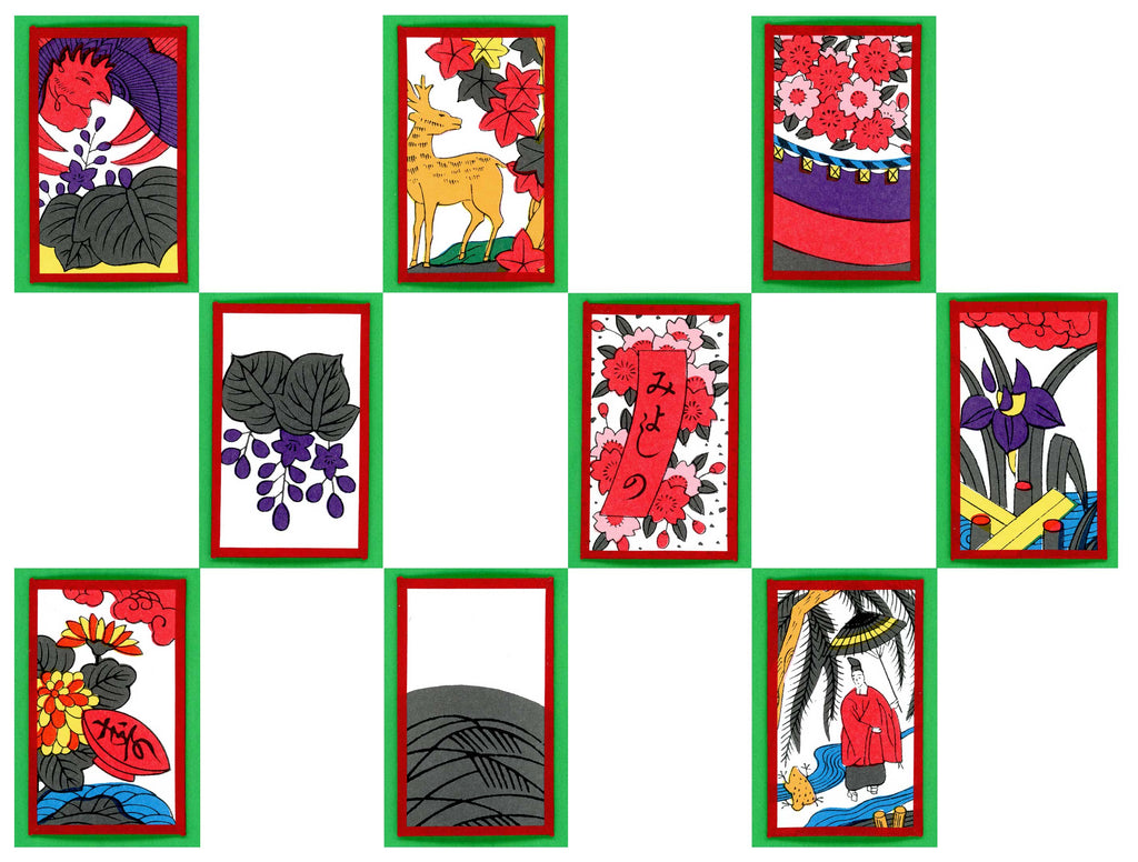 Hanafuda - 银天狗 (Silver Plastic Box)