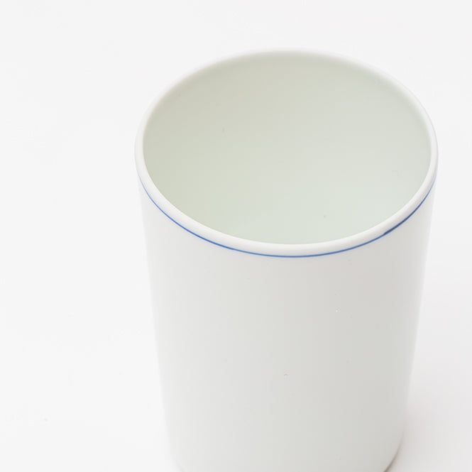 Hirado Paper Thin Sake Cup, Line