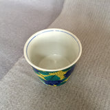 Japanese Kutani Tea Cup, Mountain Peony