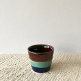 Mino Cup, Brown/Green/Blue