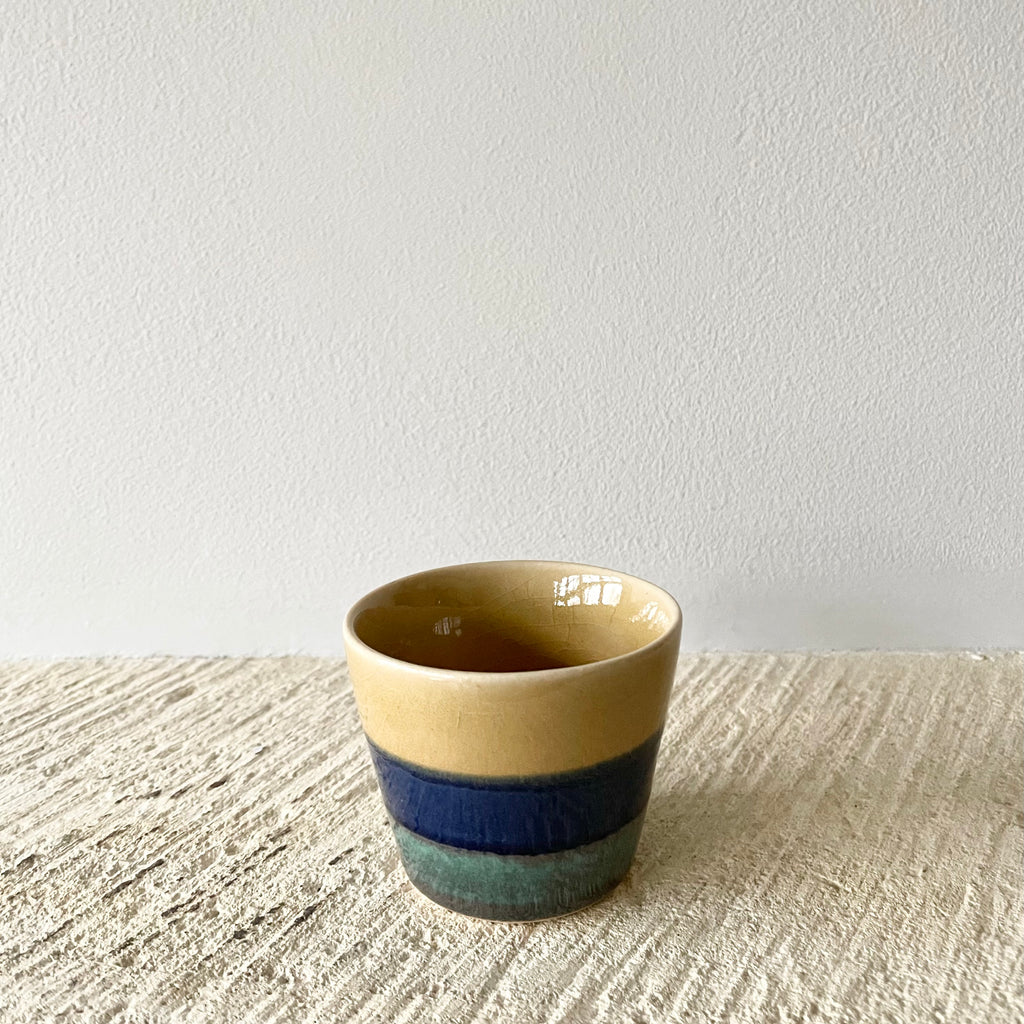 Mino Cup, Yellow/Blue/Green