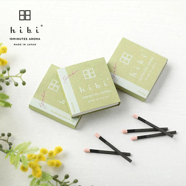 [Regular] Hibi 10 Minutes Aroma Japanese Incense, Garden Fragrances Five Elements Home