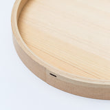 Kiso Japanese Cypress Round Tray